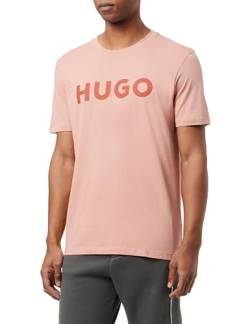 HUGO Herren Dulivio T-Shirt, Light/Pastel Red634, L EU von HUGO