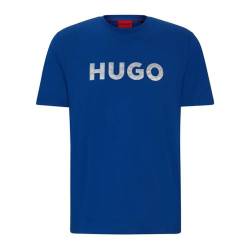 HUGO Herren Dulivio_u241 T-Shirt, Medium Blue420, L EU von HUGO