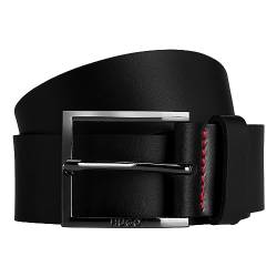 HUGO Herren Geek_Sz35 Belt, Black1, 105 von HUGO