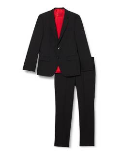 HUGO Herren Henry/Getlin232x Suit, Black1, 50 EU von HUGO