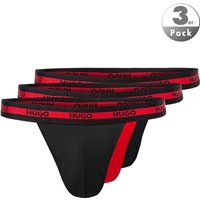 HUGO Herren Jockstraps rot Baumwolle unifarben von HUGO