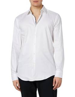 HUGO Herren Koey Shirt, Open White199, 40 EU von HUGO