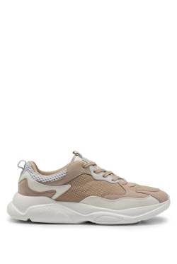 HUGO Herren Leon_Runn_mxmt Running, Medium Beige, 46 EU von HUGO