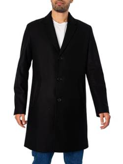 HUGO Herren Malte2341 Coat, Black1, 48 EU von HUGO