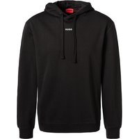 HUGO Herren Pullover schwarz unifarben von HUGO