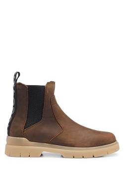 HUGO Herren Ryan_cheb_pplt Chelsea_Boot, Dunkelbraun, 42 EU von HUGO