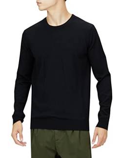 HUGO Herren San Cedric-M1 Pullover aus besonders feiner Merinowolle Schwarz XL von HUGO