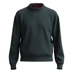 HUGO Herren San Matia-c Knitted Sweater, Dark Green302, XL EU von HUGO