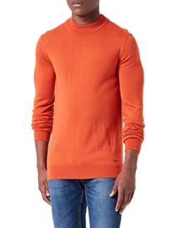 HUGO Herren San Matteo-m Sweater, Dark Orange801, S EU von HUGO