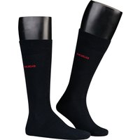 HUGO Herren Socken blau Baumwolle unifarben von HUGO