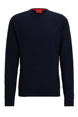 HUGO Herren Sonderson Knitted Sweater, Navy410, L EU von HUGO