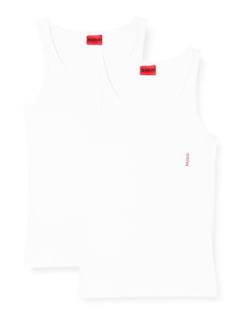 HUGO Herren Twin Pack Tank Top, New - White100, XL EU von HUGO