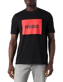 HUGO Herren dulive222 T Shirt, Black001, L EU von HUGO