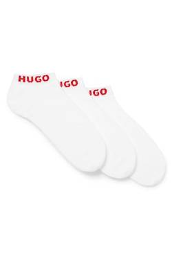 HUGO Men's 3P AS Uni CC Ankle Socks, White100, 40-46 von HUGO