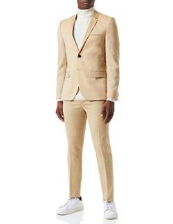 HUGO Men's Arti/Hesten212 Business Suit Pants Set, Light/Pastel Brown233, 102 von HUGO