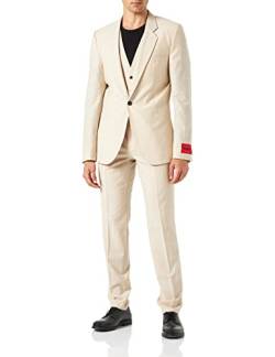 HUGO Men's Arti/Hesten232V1X Suit, Medium Beige264, 52 von HUGO