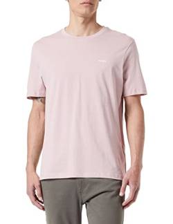 HUGO Men's Dero222 T_Shirt, Light/Pastel Pink687, S von HUGO