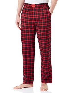 HUGO Men's Flannel Check Pyjama_Pant, Open Pink693, XXL von HUGO