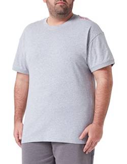 HUGO Men's Labelled Loungewear_T_Shirt, Medium Grey35, L von HUGO