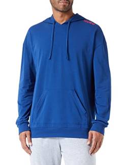 HUGO Men's Labelled Sweat Hood Loungewear Sweatshirt, Navy417, L von HUGO