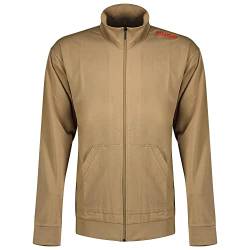 HUGO Men's Labelled Zip Loungewear-Jacket, Open Brown242, M von HUGO