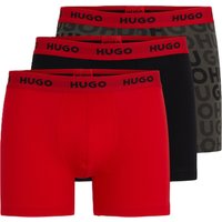 HUGO Pants, 3er-Pack, Logo-Bund, für Herren, grau, M von HUGO