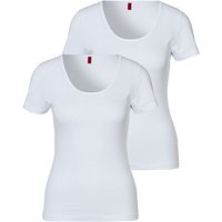 HUGO T-Shirt (Packung, 2-tlg., 2er-Pack) mit vertikalem Logodruck von HUGO