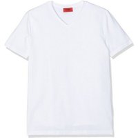 HUGO V-Shirt weiß regular fit (1-tlg) von HUGO