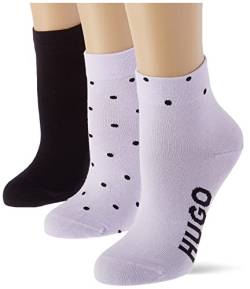 HUGO Women's 3P SH DOT CC W Short Socks, Light/Pastel Purple536, 35-38 von HUGO