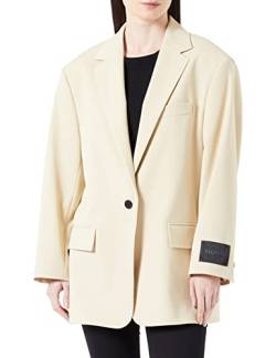 HUGO Women's Asabella Jacket, Medium Beige265, 38 von HUGO