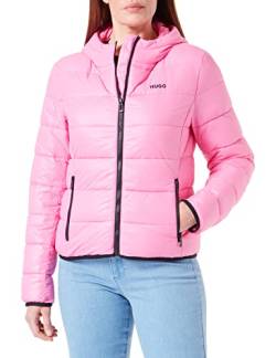 HUGO Women's Famara-1 Outerwear_Jacket, Bright Pink671, L von HUGO