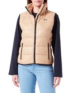 HUGO Women's Fandicia-1 Outerwear_Jacket, Light Beige270, XXL von HUGO