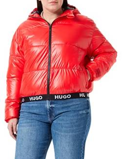 HUGO Women's Faryne-1 Jacket, Medium Red612, L von HUGO