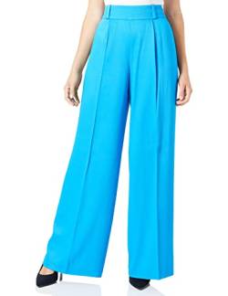 HUGO Women's Haniana-1 Trousers, Bright Blue435, 34 von HUGO