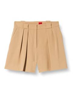 HUGO Women's Harini Shorts, Light/Pastel Brown232, 42 von HUGO