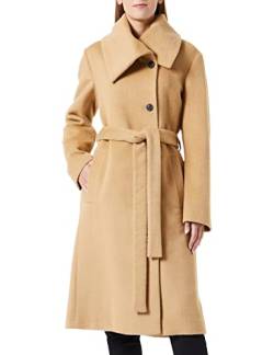 HUGO Women's Mabilla Coat, Light/Pastel Brown239, 38 von HUGO