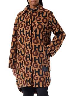 HUGO Women's Melesa-2 Coat, Open Brown245, 44 von HUGO
