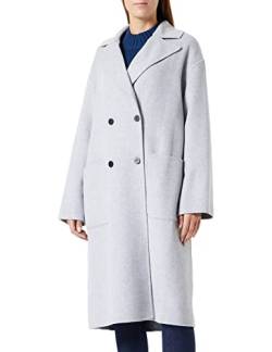 HUGO Women's Merlandi-1 Coat, Medium Grey33, 46 von HUGO