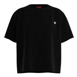 HUGO Women's NAIANI Pyjama T-Shirt, Black1, S von HUGO