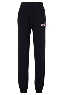 HUGO Women's Njola Jersey_Trousers, Black1, M von HUGO