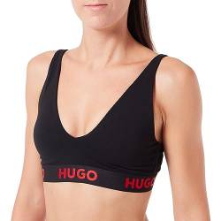 HUGO Women's PADD.Sporty Triangle, Black1, S von HUGO