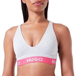 HUGO Women's PADD.Sporty Triangle, Medium Grey34, L von HUGO