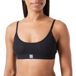 HUGO Women's Rib Bralette, Black1, S von HUGO