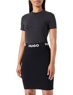 HUGO Women's Sarmola Knitted-Skirt, Black1, L von HUGO