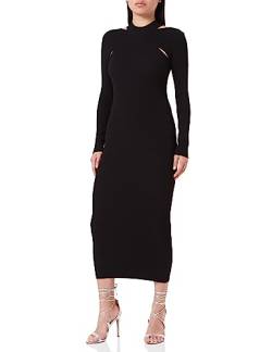 HUGO Women's Sirgin Knitted-Dress, Black1, XL von HUGO