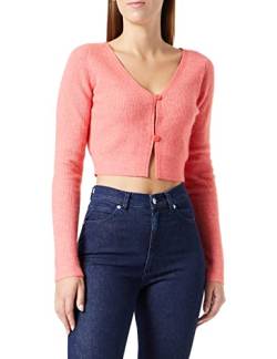 HUGO Women's Sriba Knitted_Cardigan, Open Red642, XL von HUGO