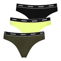 HUGO Women's Triplet Thong Stripe String, Open Miscellaneous976, L von HUGO