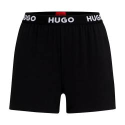 HUGO Women's Unite Pyjama Short, Black1, XL von HUGO