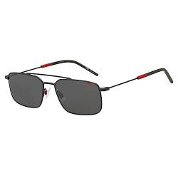 Hugo Boss Unisex Hg 1119/s Sunglasses, BLX/IR MT BLK RED, 58 von HUGO