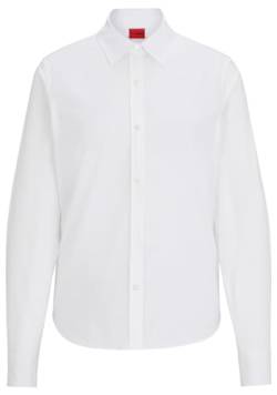 Hugo Damen The Essential Shirt Blouse, White100, 36 EU von HUGO